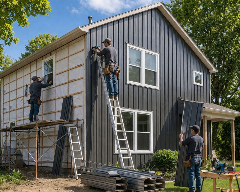 Metal Siding Replacement in Fairfield County, CT